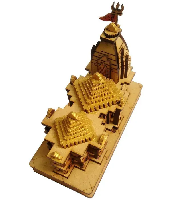 Brown_Wooden_Hand_Carved_Wooden_3D_Somnath_Temple