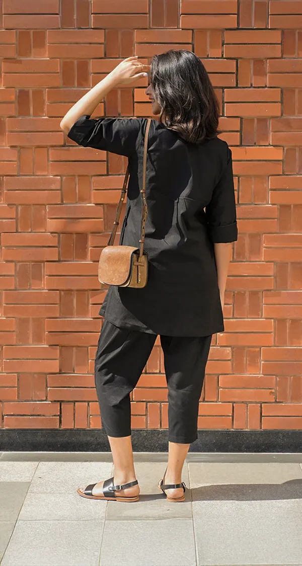 Black_Khadi_Cotton_Co-Ord_Set