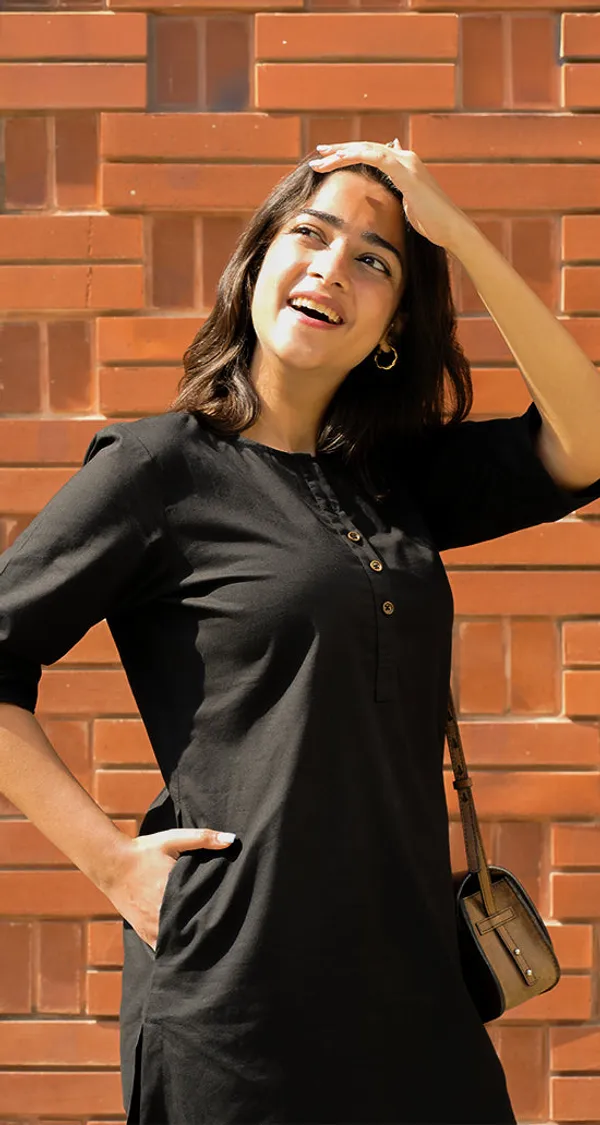 Black_Khadi_Cotton_Co-Ord_Set