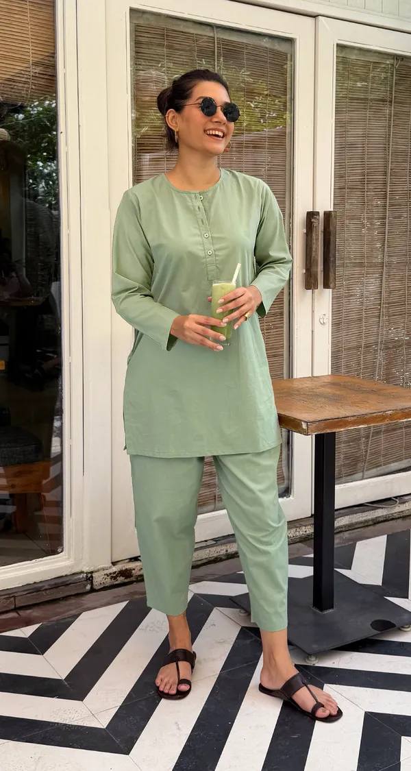 Matcha_Green_Khadi_Cotton_Co-Ord_Set