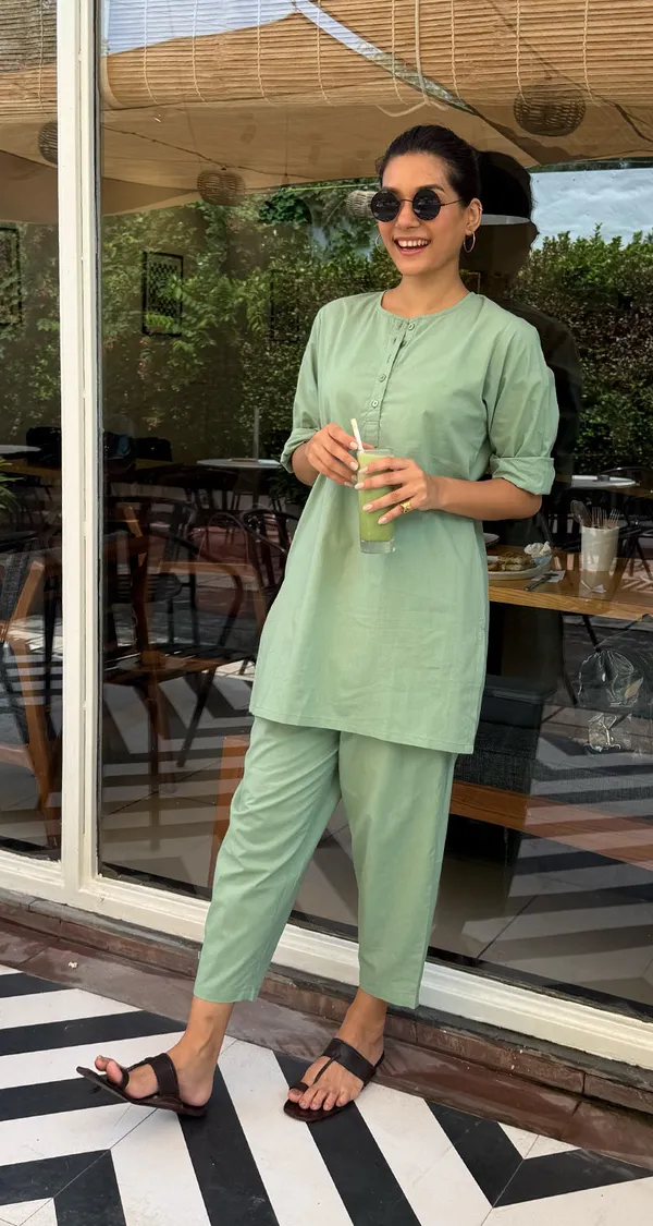 Matcha_Green_Khadi_Cotton_Co-Ord_Set