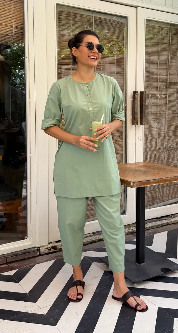 Matcha_Green_Khadi_Cotton_Co-Ord_Set