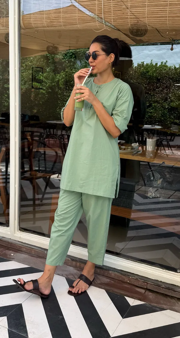 Matcha_Green_Khadi_Cotton_Co-Ord_Set