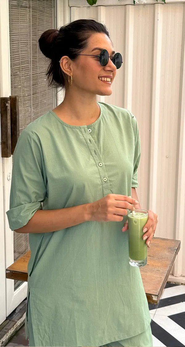 Matcha_Green_Khadi_Cotton_Co-Ord_Set