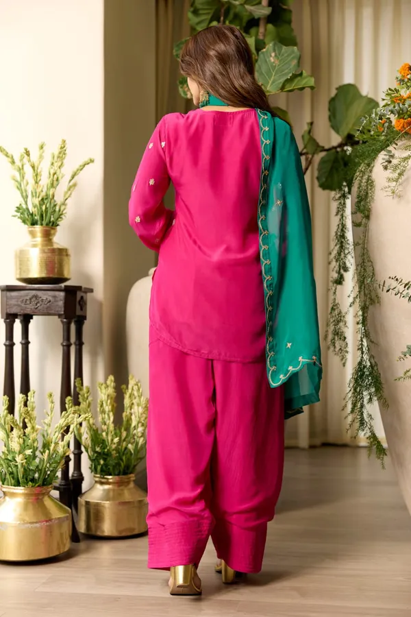 Pink_crepe_farshi_suit_set_