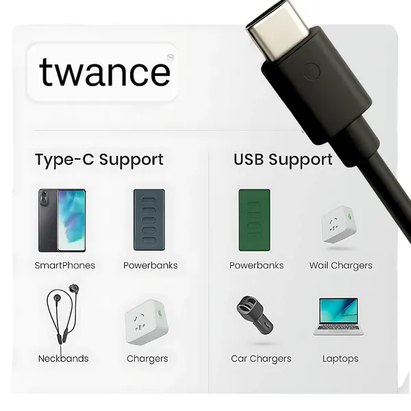 1.25_Meter_Pvc_Type_C_To_Usb_Fast_Charging_And_Data_Transfer_Cable