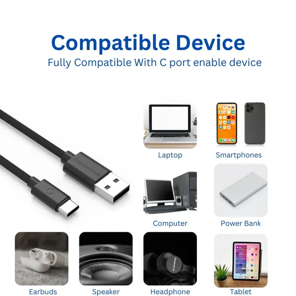 1.25_Meter___Type_C_To_Usb_Fast_Charging_And_Data_Transfer_Cable