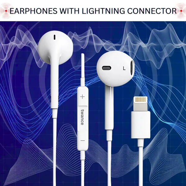 twance_Wired_Earphone_With_Iphone_Connector_,_In_Built_Micro_Phone_And_1.2_Meter_Length_,_White_Color(ME_Pro-202)
