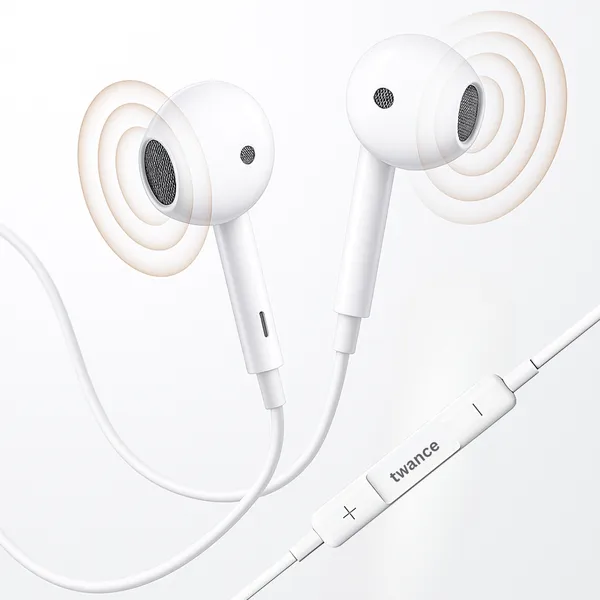 twance_Wired_Earphone_With_Iphone_Connector_,_In_Built_Micro_Phone_And_1.2_Meter_Length_,_White_Color(ME_Pro-202)