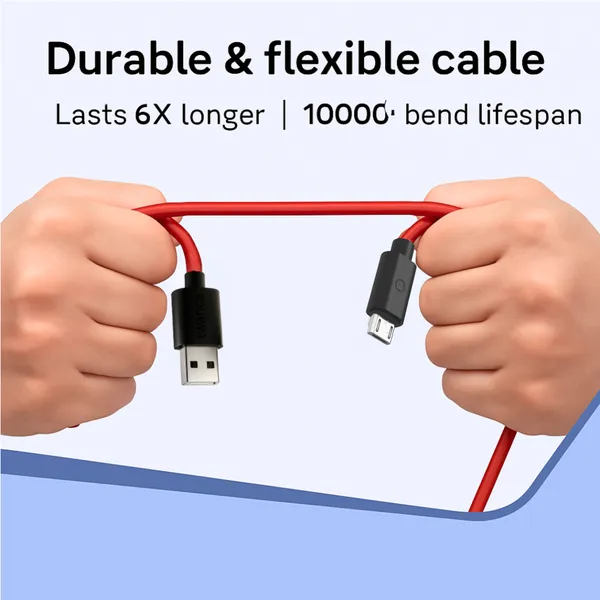 1_Meter,_USB_To_Micro_USB_Fast_Charging_And_Data_Transfer_Cable,_Red_Color,_3.1A,_480Mbps
