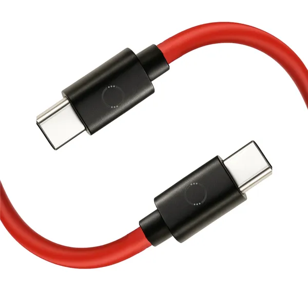 1_Meter,_Type_C_To_Type_C_Fast_Charging_and_Data_Transfer_Cable,_Red_Color,_PVC_material
