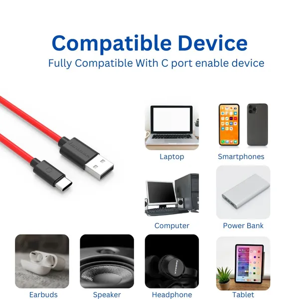 Pack_Of_2-_Small_0.25_Meter_Red_And_Black_Small_Type_C_To_Usb_Fast_Charging_And_Data_Transfer_Cable