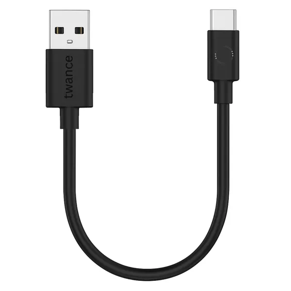 Type_C_To_USB,__0.25_Meter_PVC__Fast_Charging_And_Data_Transfer_Cable,_short_cable