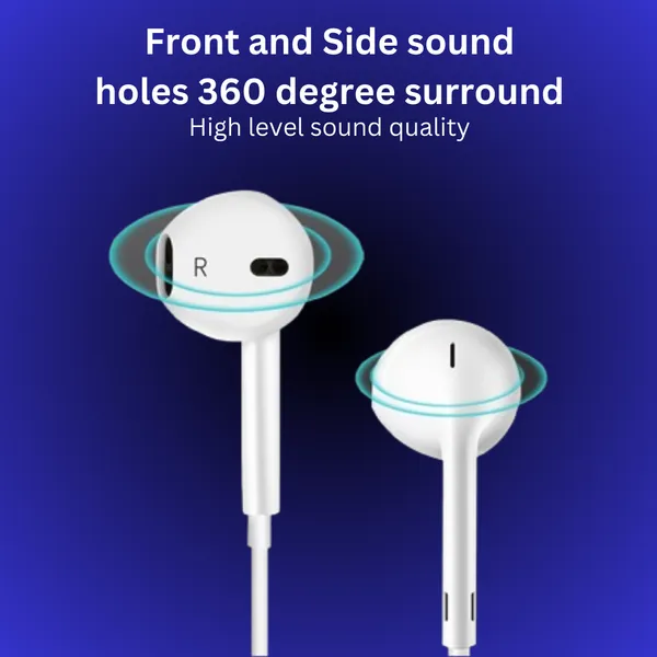 twance_Wired_Earphone_With_Aux_Connector_3.5Mm_Jack,_With_In_Built_Microphone_And_1.2_Meter_Longth_,_White_Color(ME_Pro-203)