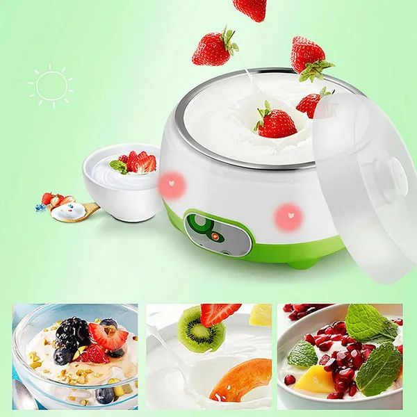 Multicolor_Plastic_And_Steel_Automatic_Electric_Yogurt_Maker_With_Adjustable_Timer_(900_Ml)