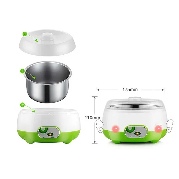 Multicolor_Plastic_And_Steel_Automatic_Electric_Yogurt_Maker_With_Adjustable_Timer_(900_Ml)
