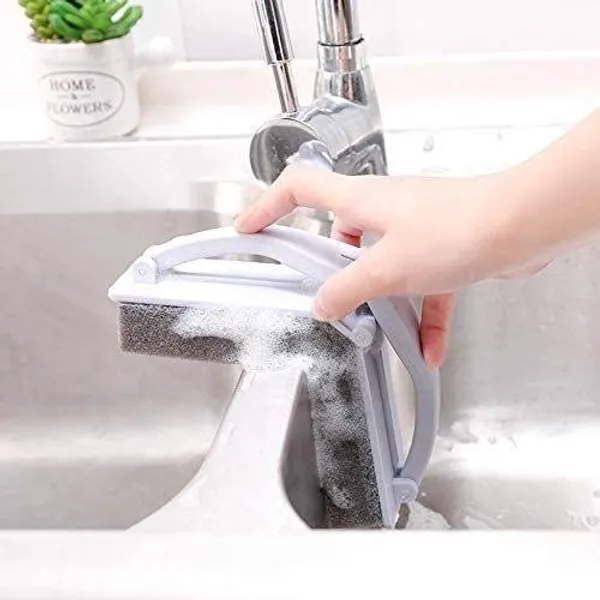 Multicolor_Foldable_Cleaning_Sponge_Brush_With_Handle