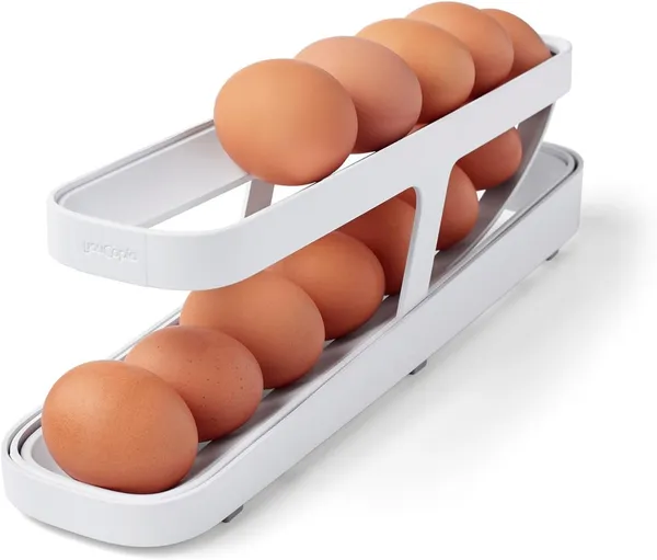 White_Plastic_Stackable_Egg_Holder_For_Refrigerator