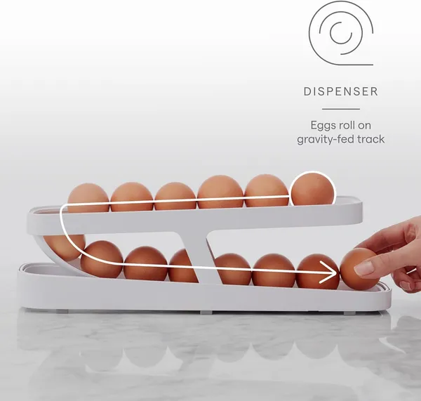 White_Plastic_Stackable_Egg_Holder_For_Refrigerator
