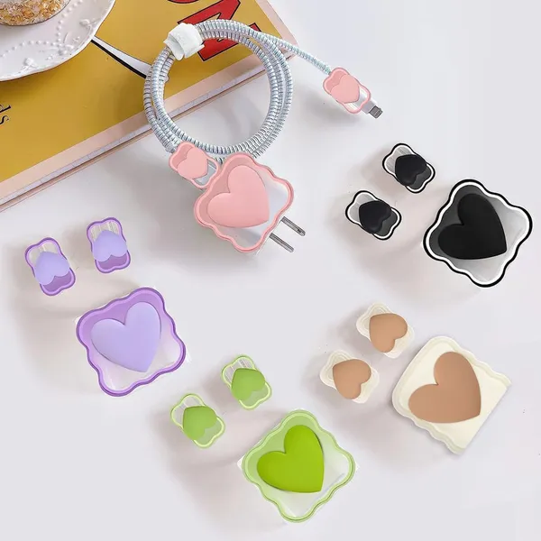 Multicolor_Protective_Silicone_&_Plastic_Case_For_Charging_Adapters_&_Cables