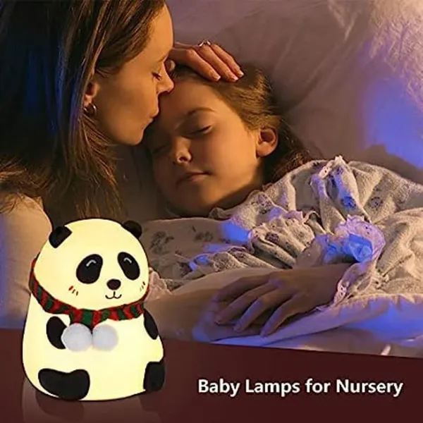 White_Silicone_Cute_Panda_Rechargeable_Led_Lamp_(12_X_13_X_15_Cm)