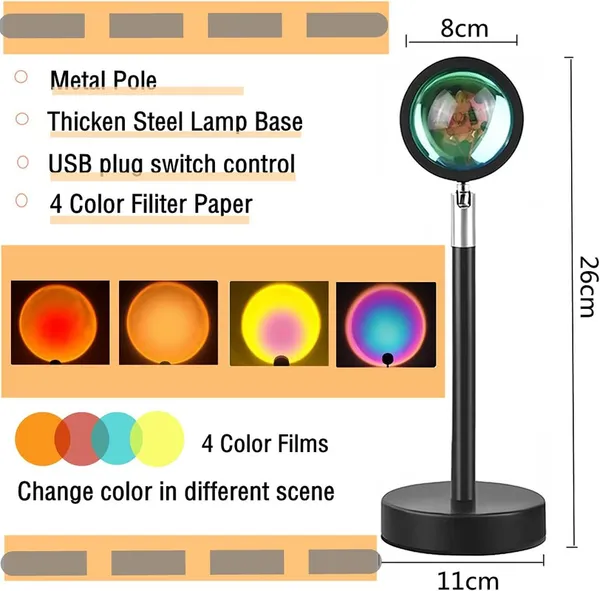 Multicolor_Plastic_Led_Projector_With_Adjustable_Color_&_Brightness_Sunset_Lamp
