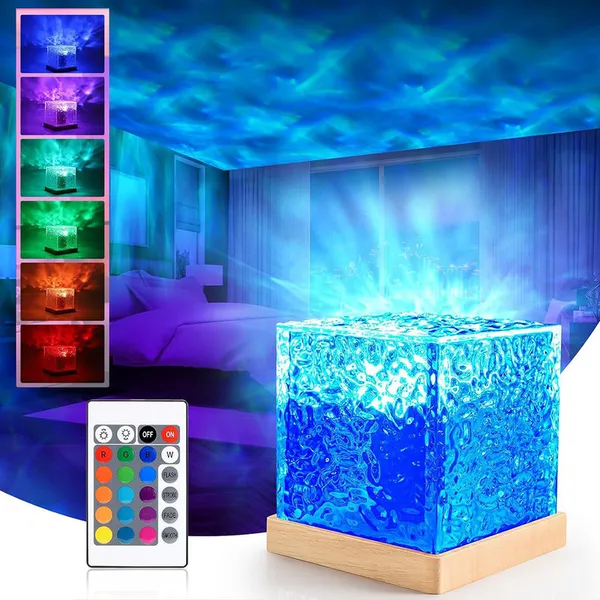 Multicolor_Led_Ocean_Wave_Projector_Lamp_Night_Light_With_Remote_Control_(6_X_6_X_6_Inch)