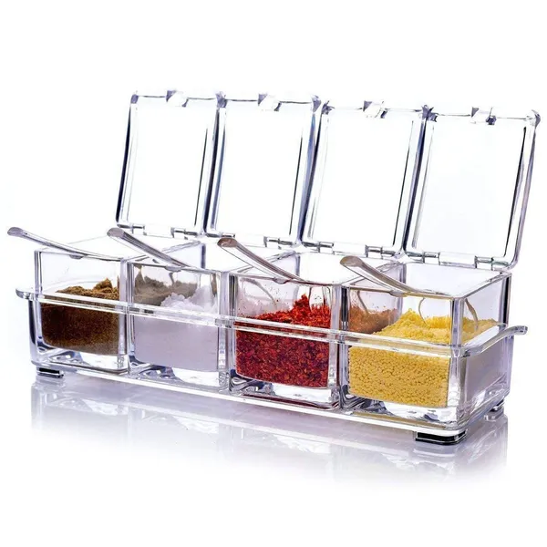 Dispenser_for_Salt_Sugar_Cruet_with_Cover_and_with_Serving_Spoons_Set_of_4