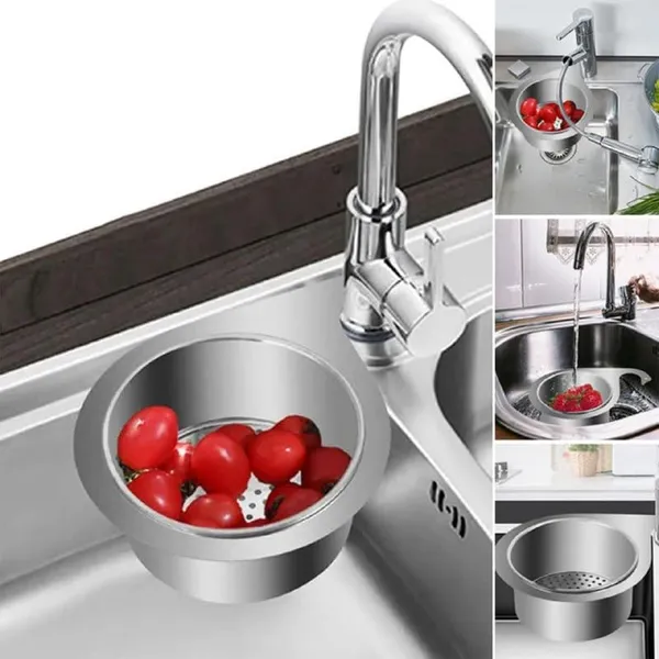 Silver_Steel_Multipurpose_Triangle_Sink_Drainer_Basket