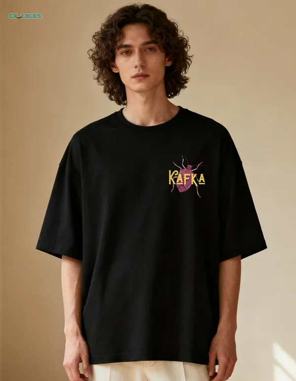 Kafka_on_Love_|_Black_Premium_Oversized_Tee_|_Soft_And_Breathable_Heavy_Cotton