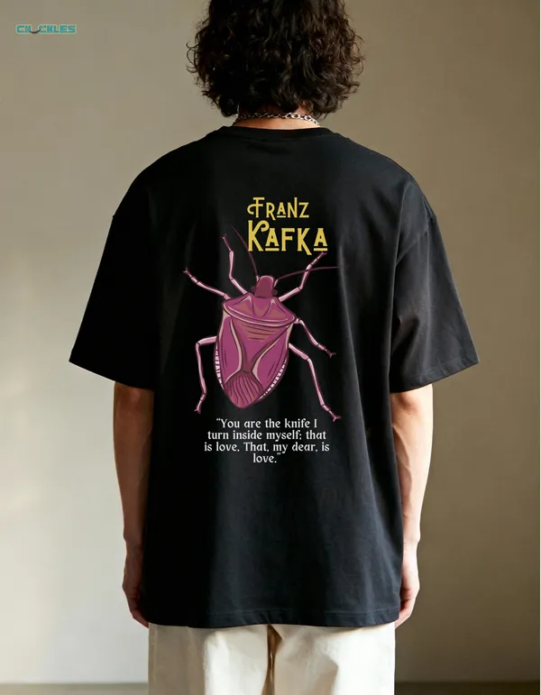 Kafka_on_Love_|_Black_Premium_Oversized_Tee_|_Soft_And_Breathable_Heavy_Cotton