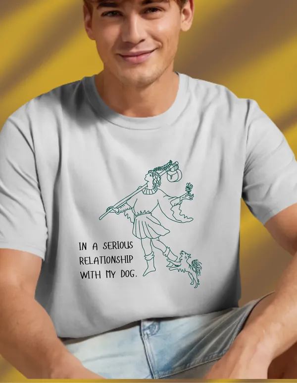 Oversized_Relationship_with_Dog_2_Graphic_Tee_|_Soft_And_Breathable