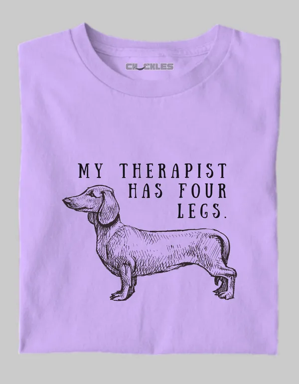 Classic_Four_Legs_Therapist_Dog_Lovers_Tee_|_Soft_And_Breathable