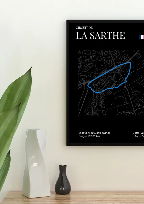 F1_Circuit_De_La_Sarthe_Wall_Art