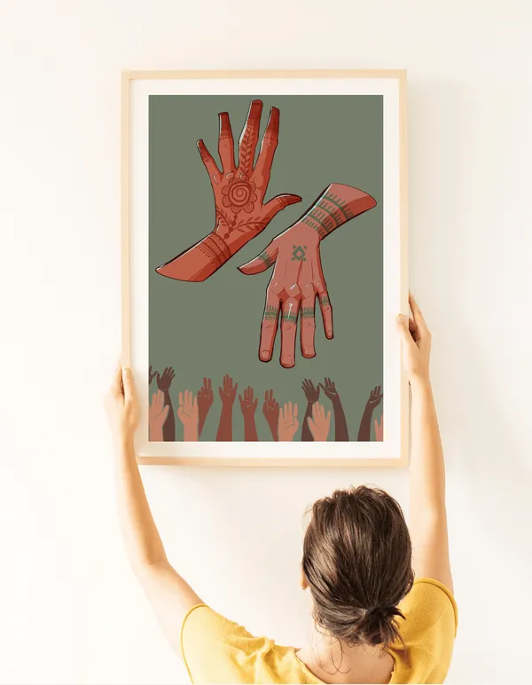 Dandelion_Hands_-_Conceptual_wall_art