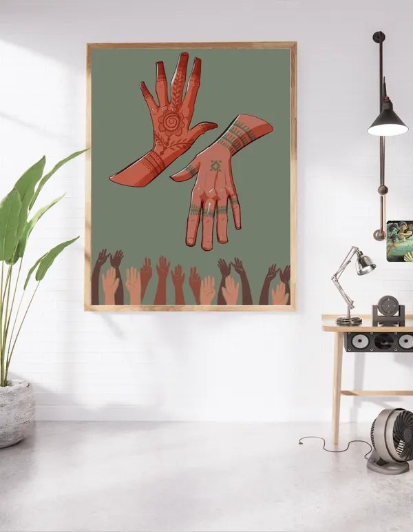 Dandelion_Hands_-_Conceptual_wall_art