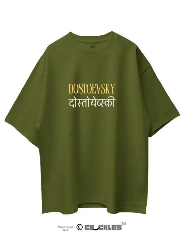 Oversized_Dostoevsky_Devanagari_Limited_Edition_Tee_|_Soft_And_Breathable