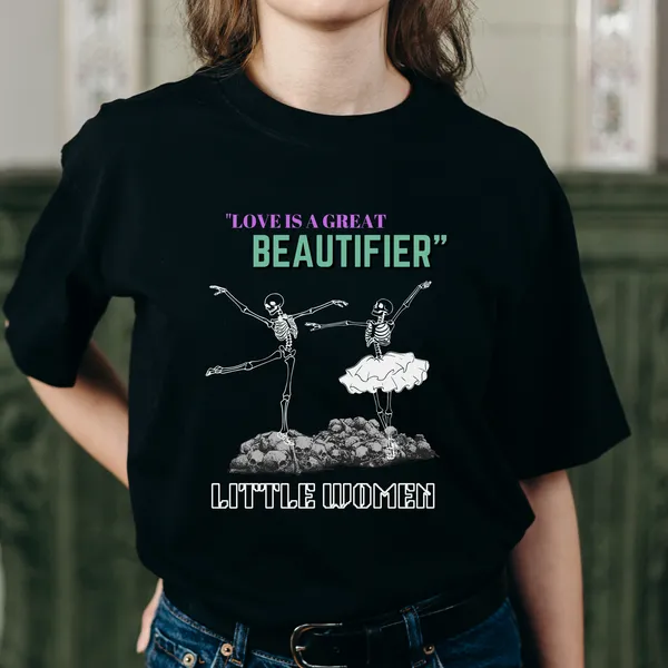 Black_Crewneck_Oversized_Little_Women_Limited_Edition_Tee_|_Soft_And_Breathable