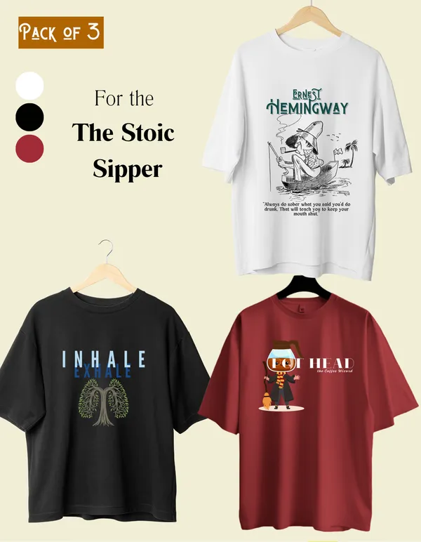 Oversized_The_Stoic_Sipper_Pack_of_3_Limited_Edition_Tees_|_Soft_And_Breathable