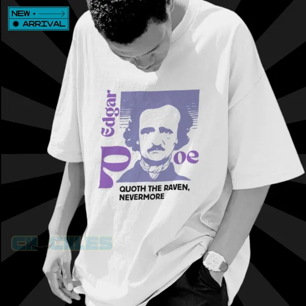 White_Edgar_Allen_Poe_Dark_Academia_T-shirts_|_Soft_And_Breathable
