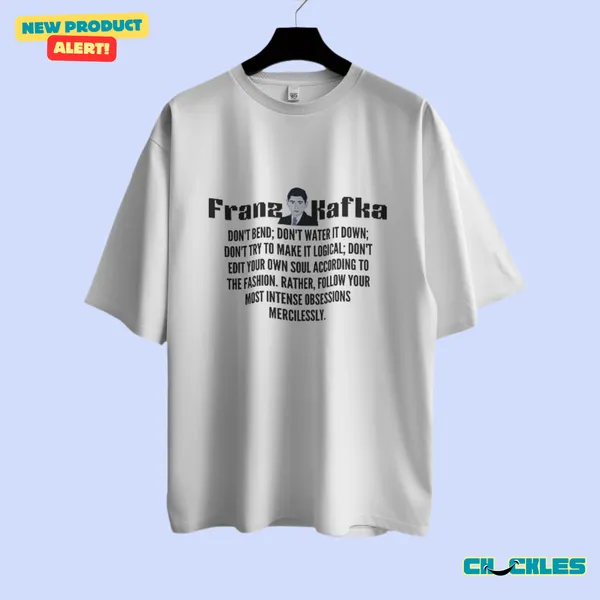 White_Franz_Kafka_Black_&_White_T-shirts_|_Soft_And_Breathable