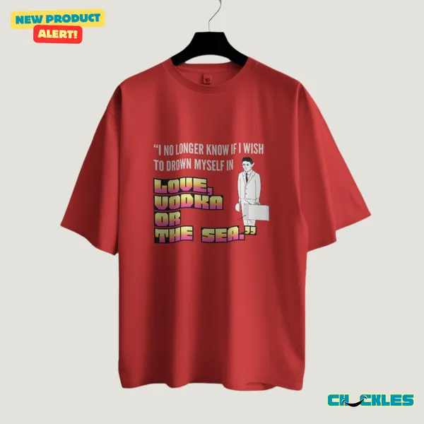Red_Franz_Kafka_Love-Vodka-Sea_T-shirts_|_Soft_And_Breathable