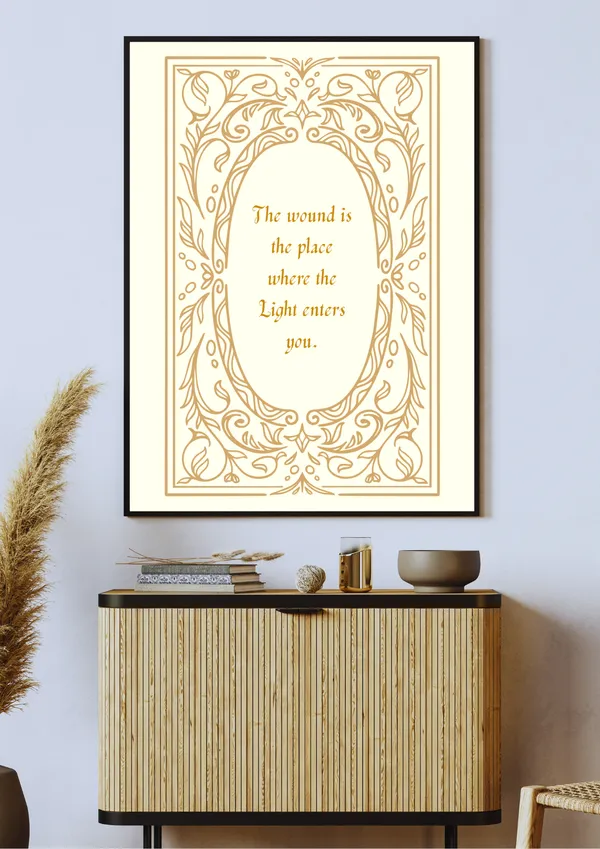 Rumi_Light_Enters_through_Wound_Wall_Art