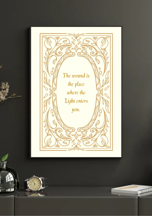 Rumi_Light_Enters_through_Wound_Wall_Art