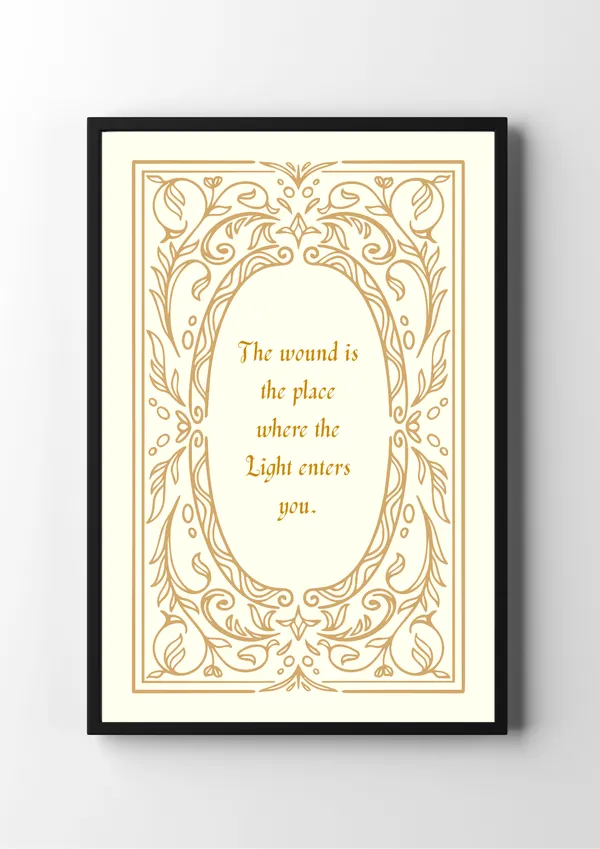 Rumi_Light_Enters_through_Wound_Wall_Art