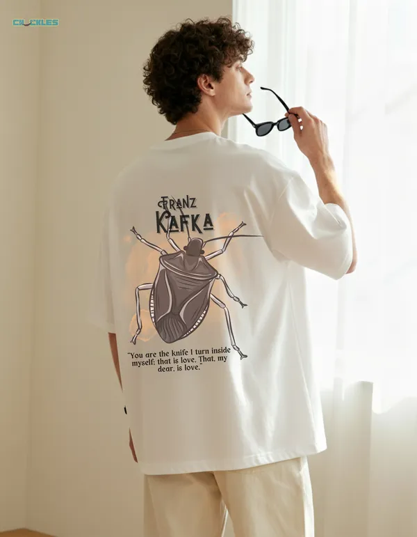 Kafka_on_Love_|_White_Premium_Oversized_Tee_|_Soft_And_Breathable_Heavy_Cotton