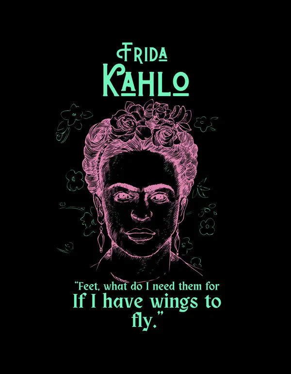 Black_Oversized_Frida_Kahlo_Limited_Edition_Tee_|_Soft_And_Breathable