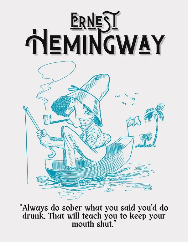 White_Oversized_Hemingway_Limited_Edition_Tee_|_Soft_And_Breathable