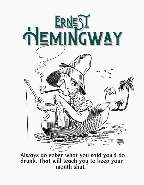Oversized_Hemingway_Limited_Edition_Tee_|_Soft_And_Breathable