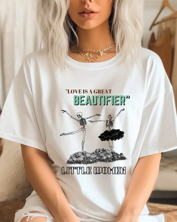 White_Oversized_Little_Women_Limited_Edition_Tee_|_Soft_And_Breathable